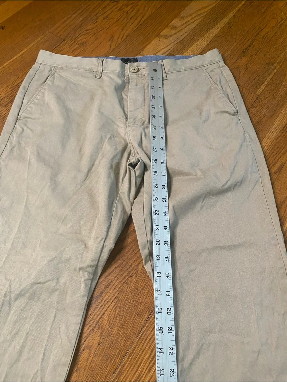 J.Crew 770 Straight Khaki Chino Pants Men’s 32x30 Beige Stretch Casual